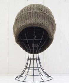 石田製帽 モヘア ホールガーメントシャロット ニット帽