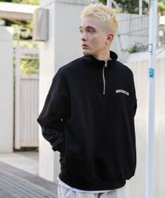 WEGO ヘビーウエイトハーフZIPワンポイントPO