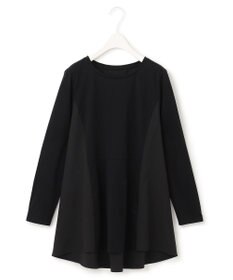 ICB L 【洗える】 タイプライタージャージーコンビ ペプラムプルオーバー