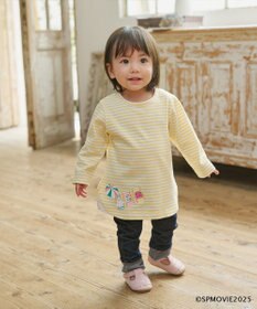 組曲 KIDS 【80-100㎝】シナぷしゅトロピカルボーダー Tシャツ