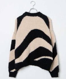 WEGO 幾何学柄ニットプルオーバー