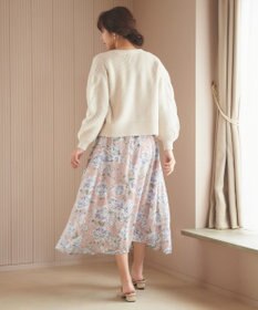 Feroux 【洗える】サイドケーブルバルキー カーディガン