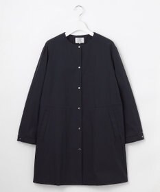 J.PRESS LADIES 【洗える・撥水】ドライツイルストレッチ ノーカラー コート