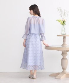 earth music&ecology SET2点シアーブラウス＋3Dレースワンピース