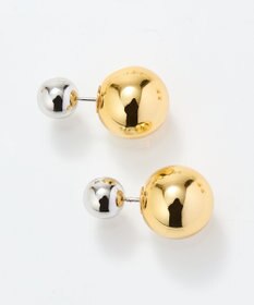 Phoebe <オンワード限定セット>マーブルハートバンスクリップ×メタルボールバックキャッチピアス