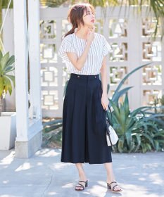 ANY SIS 【美人百花7月号掲載】エアリー ワイドクロップド パンツ