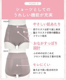 Wing 吸水サニタリーショーツ　【セパレート吸水サニタリーショーツ】　ナイト対応　はきこみ丈ふかめ　ウイング／ワコール　EC7510