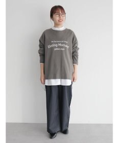 CRAFT STANDARD BOUTIQUE イージーケアピンストライプテーパードパンツ