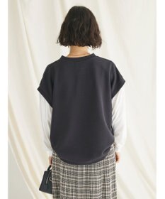 CRAFT STANDARD BOUTIQUE 起毛ワッフルレイヤード風プルオーバー