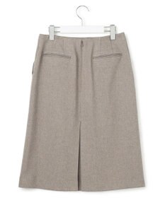 23区 L 【洗える/セットアップ対応】ウールライクカルゼ タイト スカート
