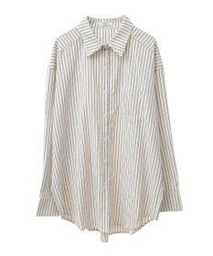 earth music&ecology サッカーストライプシャツ