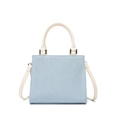 style code 【MERCURYDUO/マーキュリーデュオ】デニムコンビ　フラップハンドバッグ