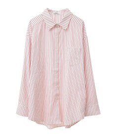 earth music&ecology サッカーストライプシャツ