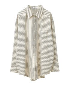 earth music&ecology サッカーストライプシャツ