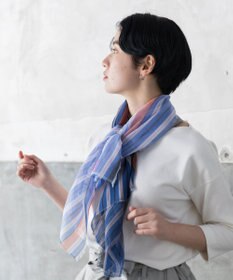 POLS 播州織 極細コットンストール Sサイズ