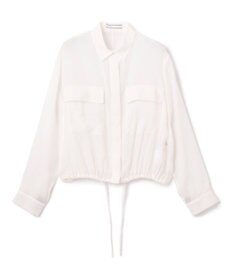 BEIGE， PAULINE / ドローストリングシアーブラウス
