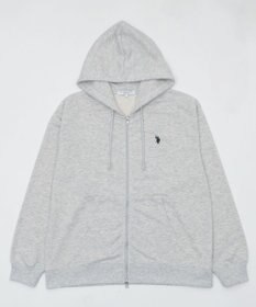 WEGO 【WEB限定/ユニセックス着用ITEM/25年秋冬新作/SMLサイズ展開】別注U.S.POLO ASSN.　ZIPパーカー