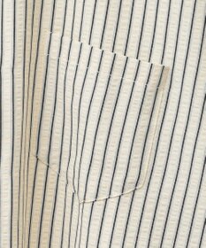 earth music&ecology サッカーストライプシャツ