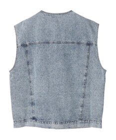 Green Parks ・ＥＬＥＮＣＡＲＥ　ＤＵＥ　ノーカラーデニムベスト