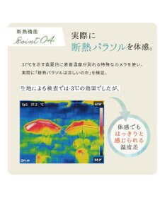 MOONBAT 断熱パラソル 二階建て 晴雨兼用 テクスチャードット 日傘 遮熱 遮光 UV