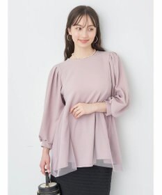 earth music&ecology チュールドッキングチュニック