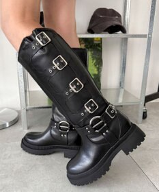 WEGO ハトメベルトロングブーツ