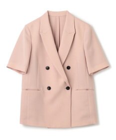 uncrave 【佐藤晴美さん着用】ウォッシャブルドライサップ ハーフスリーブジャケット