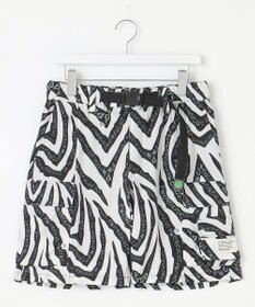 PW CIRCULUS 【高通気 / 軽撥水 / 軽量のDotAir 使用】【MEN】ゼブラ柄ベルテッドショーツ