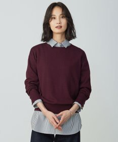J.PRESS LADIES Cotton Wool ボートネック ニット