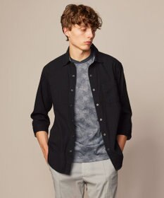 JOSEPH ABBOUD 【キングサイズ・オーガニックコットン/サスティナブル】JOE COTTON プリッセリバー リバーシブル シャツ