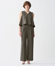 uncrave ウォッシャブルドライサップ テントラインブラウス