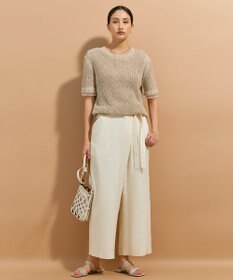 BEIGE， OLIVIER / 半袖ニット