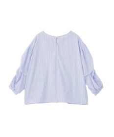 Green Parks イージーケア袖タックブラウス