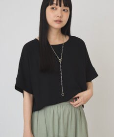 AMERICAN HOLIC 【予約】【WEB限定】イージーケア+接触冷感バックタック半袖プルオーバー