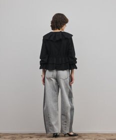 GRACE CONTINENTAL エンブロイダリーフリルブラウス