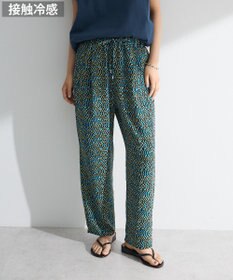 Green Parks 柄イージーパンツⅢ（テーパード）