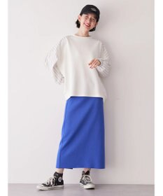 AMERICAN HOLIC イージーケア異素材ポンチプルオーバー