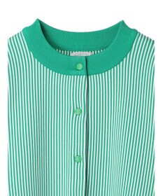 Green Parks ストライプＪＱカーディガン