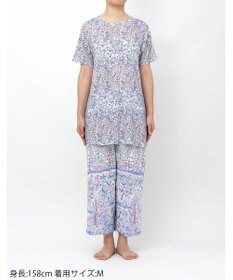 tsumori chisato SLEEP ツモリチサト パジャマ ベア天竺素材(トップス) 綿100%(ボトム) 4分袖 9分丈 レディース UDT113 /ワコール