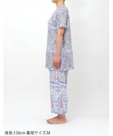 tsumori chisato SLEEP ツモリチサト パジャマ ベア天竺素材(トップス) 綿100%(ボトム) 4分袖 9分丈 レディース UDT113 /ワコール