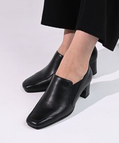 Pointer 日本製 本革甲深パンプス