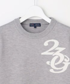 23区GOLF 【WOMEN】ロゴグラフィックもちもちニット