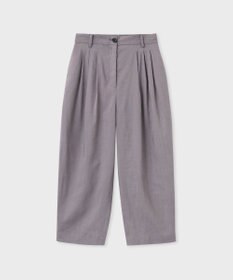 Paul Smith レーヨンリネン コクーンシルエット タックパンツ