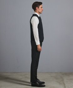 GOTAIRIKU 体温調整に【洗える/チクチクしにくい/ピリングしにくい】イタリア糸 ハイゲージ ベスト_WOOL100%