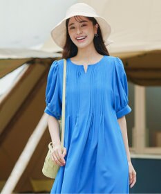 Tiaclasse 後ろリボンつば広ハット