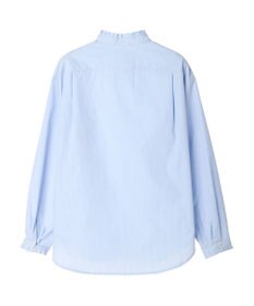 earth music&ecology Ｔ／Ｃ　スタンドフリルブラウス