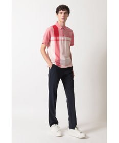 DAKS [DAKS GOLF] チェック冷感半袖ポロシャツ