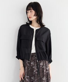 YECCA VECCA ドライタッチシアーブルゾン