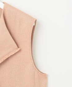 自由区 S 【カタログ掲載・セットアップ対応・接触冷感・UVカット・洗える】ライトバスケットクロス ジレ