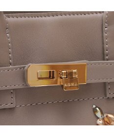 A.D.M.J. 【牛革】スパニッシュレザー / ステラソーイング前金具付トート24cm(Dカン＋)